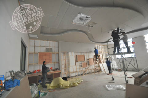 上海科普教育基地上海环境物流公司展厅开建